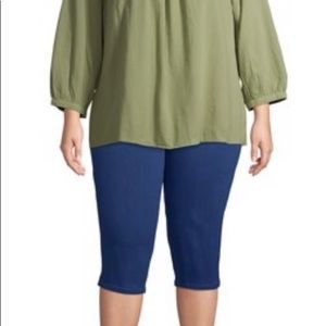 Plus Size Demin Capri for Women Size 5XL